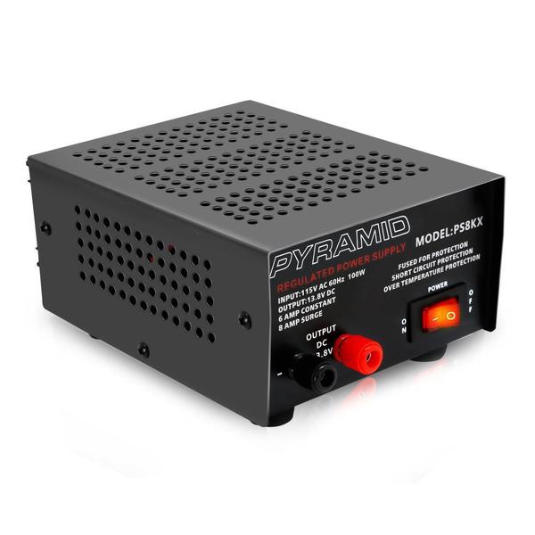 Pyramid Bench Power Supply, Ac-To-Dc Power Converter (6 Amp) PS8KX